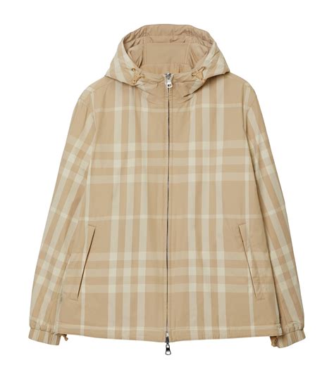 burberry reversible check jacket